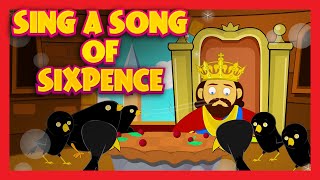 SING A SONG OF SIXPENCE | Baby Poems In English | Rhymes For Kids By KIDS HUT