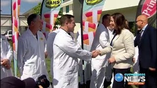 Annastacia Palaszczuk announces retraining of workers after collapse of Ipswich meatworks industry