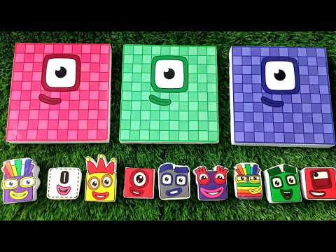 Numberblocks7 Box of Compilation Step Squad vs Alphablocks ASMR Shot Gun Satifying Video ASMR