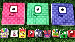 Numberblocks7 Box of Compilation Step Squad vs Alphablocks ASMR Shot Gun Satifying Video ASMR