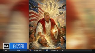 Miami Archbishop responds to Trump’s attacks on pope over Iran war, viral AI image