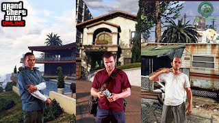 How To Get Inside Micheal, Franklin & Trevor's Houses in GTA Online