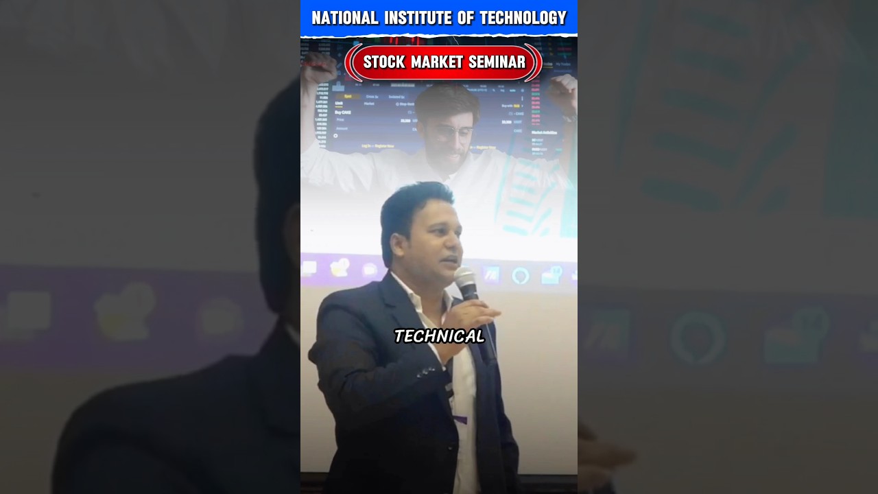 STOCK MARKET Seminar in NIT!! 