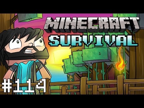 Minecraft : Survival - Part 114 - The Bouncevator!