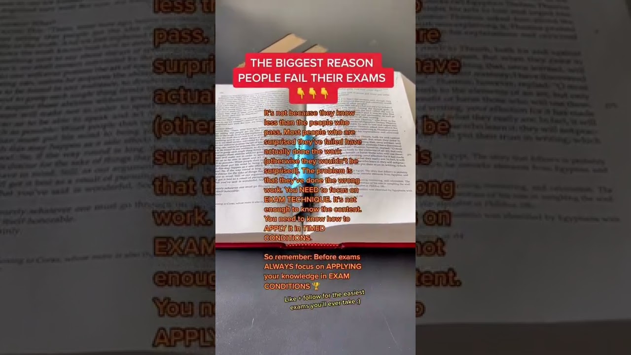 Who’s taking exams now? 😳 