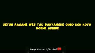 sedih mbuk tinggal Lungo (Manot) - Gila Syaid