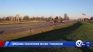 Law enforcement cracking down on speeding