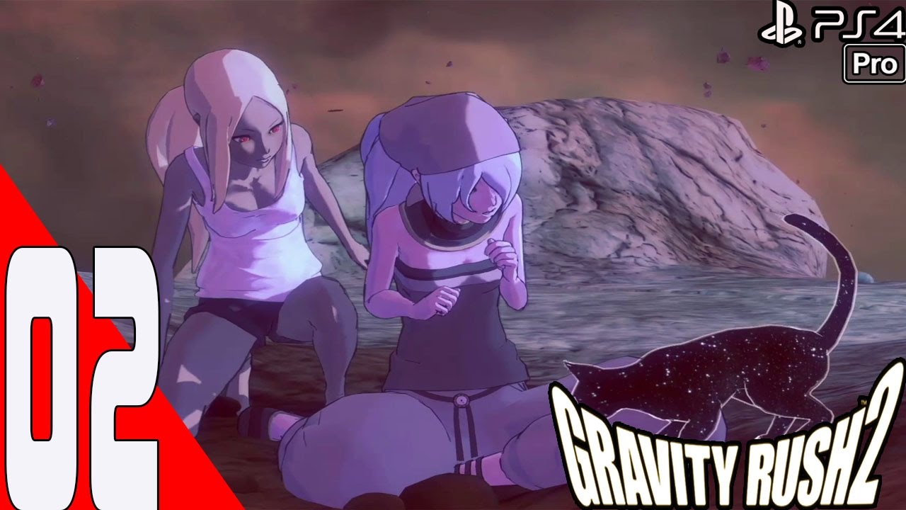 Gravity Rush 2 - Walkthrough Part 2 - Chapter 1 Banga Settlement - Episode 1 Sad Angel
