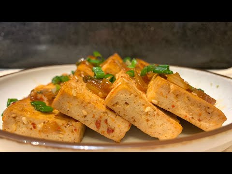Spicy Braised Tofu, easy quick and flavourful!  