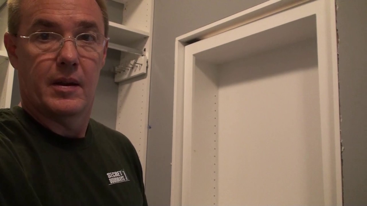 Hidden bookcase door YouTube