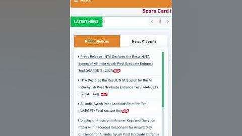 AIAPGET 2024 RESULT HOMOEOPATHY