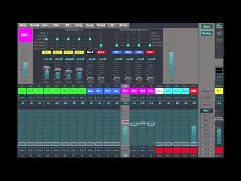 Monitor Mixes and FX to Monitors - MIDAS M32 MR18 + BEHRINGER X32 X-AIR XR18 XR16 XR12 X18