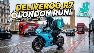 Fastest Uber Eats Rider in London? Yamaha R7 Challenge Wealth