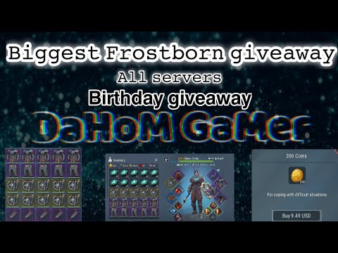 Frostborn | The biggest giveaway ever, Rune Duelist PvP ???