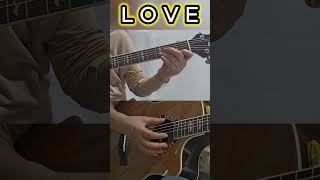 Love l Nostalgic Pop Songs Played by Hand | Easy Chords ㅣ 손으로 연주하는 추억의 팝송 ㅣ쉬운 코드 #기타 #guitar #music