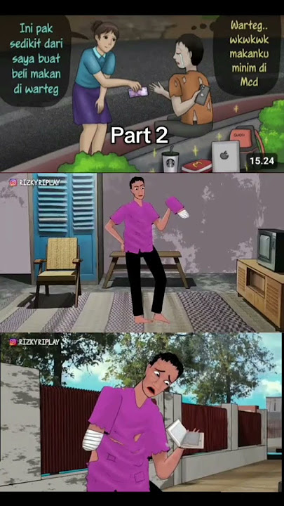 part2 pengemis kaya jadi model akting miskin jadi tajir melintir #lewatberanda #fypシ  #zyxcba #subs