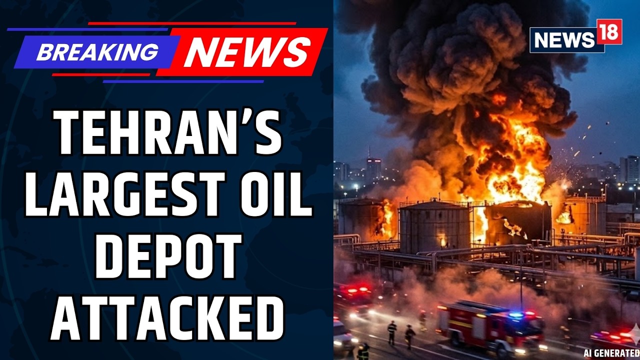 Tehran’s largest Oil Depot Targeted As Israel Defense Forces Launch Strikes Amid Escalating Tensions