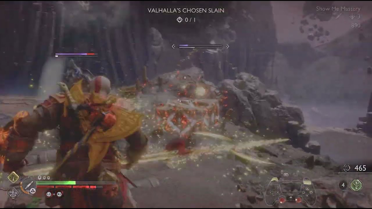 God of War Ragnarök Gold Path