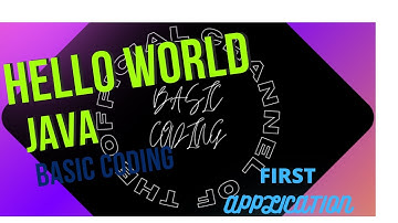 First Java Application (Hello World) #1