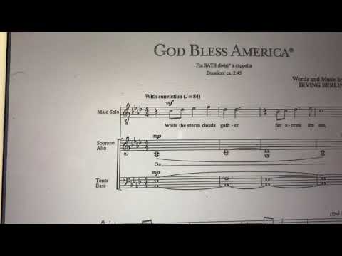 God Bless America Alto 1