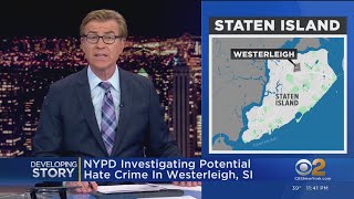 NYPD investigating potential hate crime on Staten Island