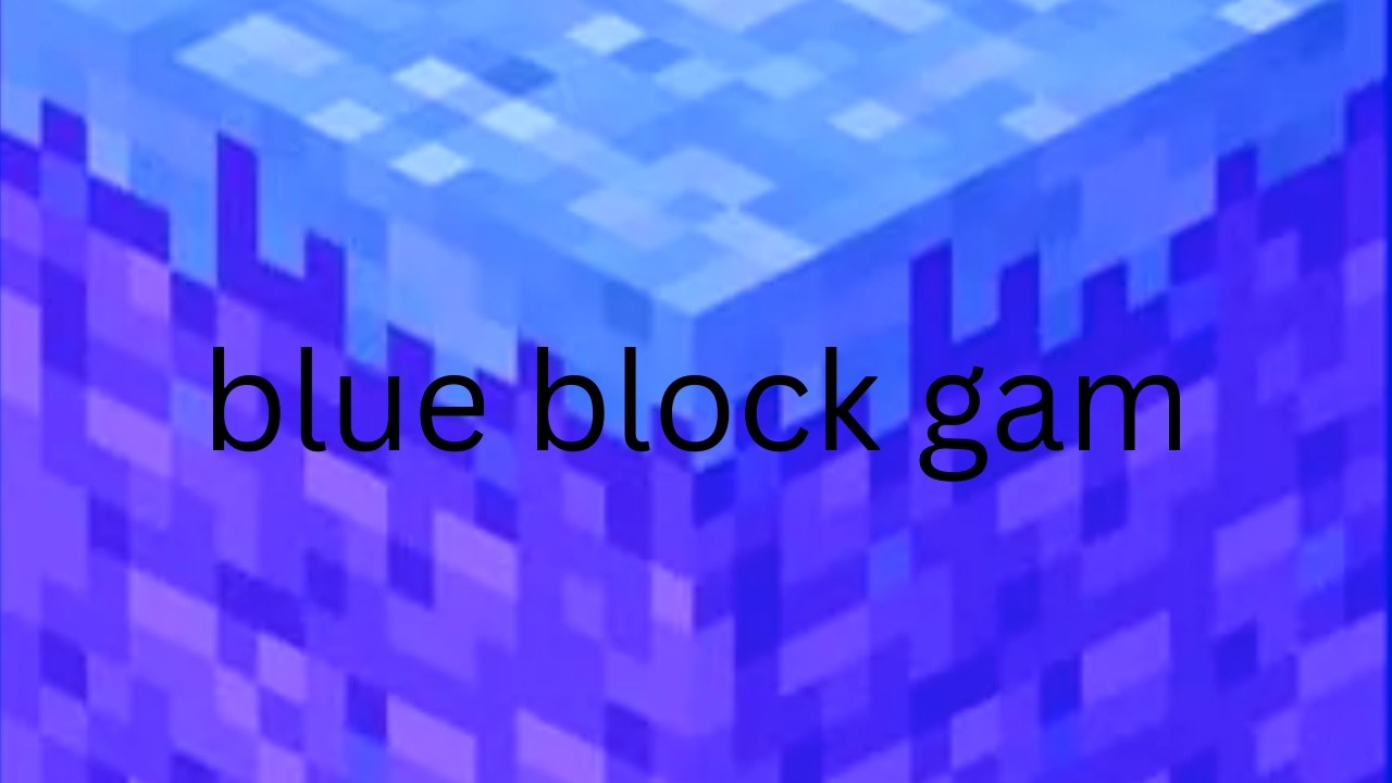 blue minecraft(First Video) - YouTube