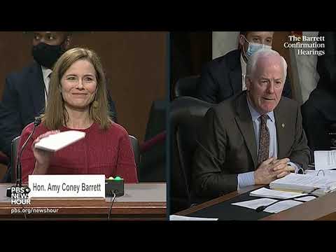 WATCH: Sen. John Cornyn questions Supreme Court nominee Amy Coney Barrett