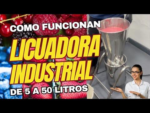 🌟COMO FUNCIONA UNA LICUADORA INDUSTRIAL VOLCABLE 👍 - Contacto en la  descripcion del video 👇 