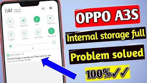 How to solve storage problem in Oppo A3s| #OppoA3s| Interesting Tips