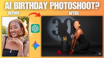 AI Designed My Birthday Photoshoot and It Was Stunning! (ChatGPT x Gemini)
