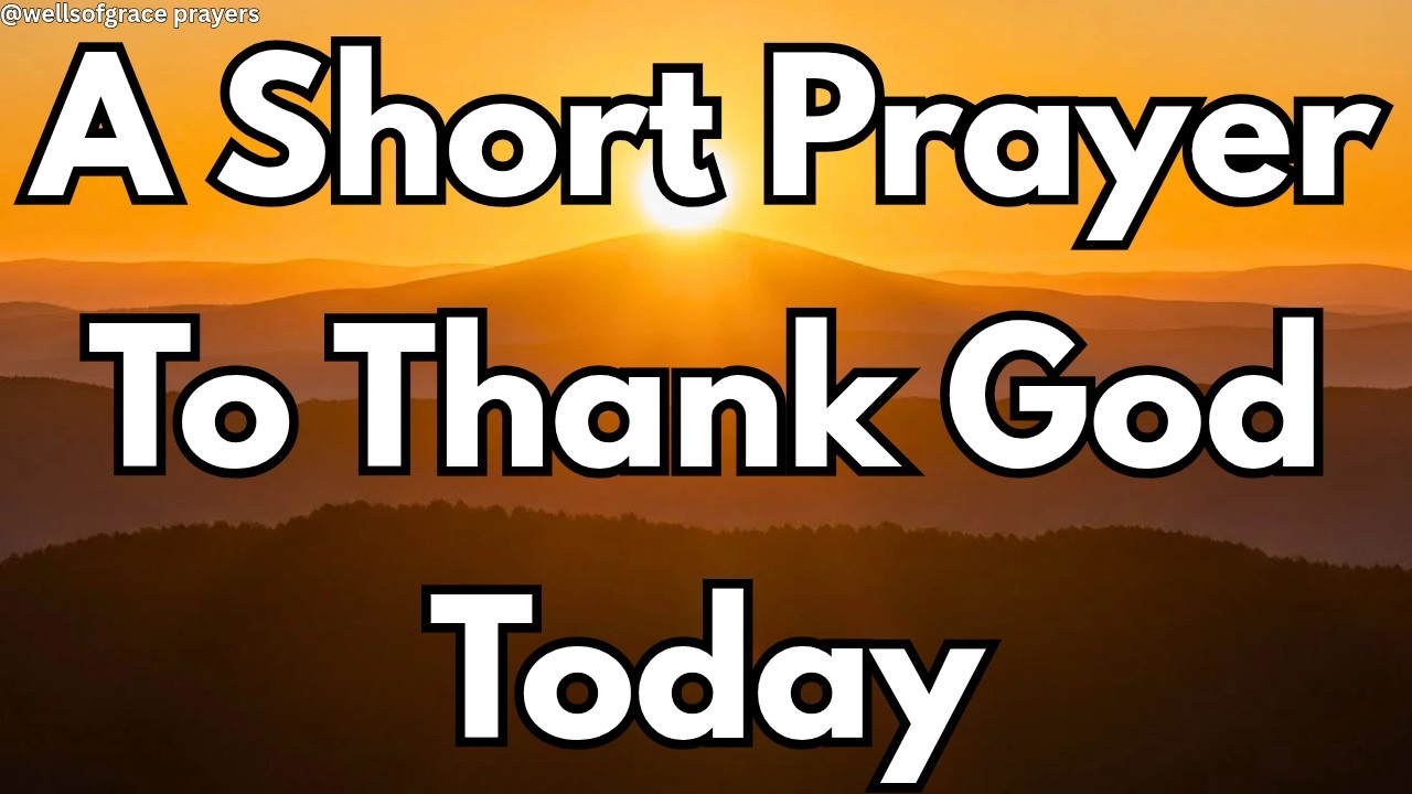 Lord, I'm Grateful For Another Day| Morning Prayer Of Gratitude & Thanksgivingg.