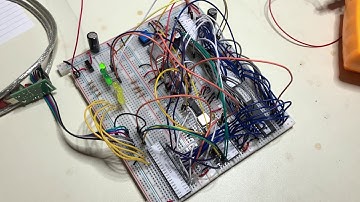 6502 Mite homebrew computer project: step 9, blinkenlights