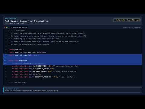 [AI Tech] Retrieval Augmented Generation — Java DSA Prep