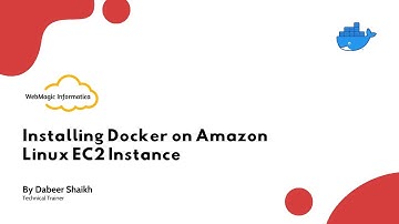 Installing Docker on Amazon Linux EC2 Instance