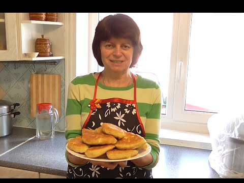 Видео рецепт Пирожки с творогом на сковороде