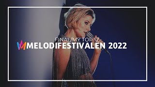 🇸🇪 Melodifestivalen 2022 - Final - My Top 12 (4K)