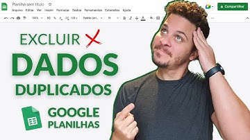 DADOS DUPLICADOS no GOOGLE PLANILHAS - Como excluir dados repetidos na planilha