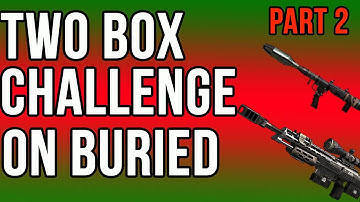Black Ops 2 Zombie Challenge #41 Two Box Guns Only on Buried (Part 2)
