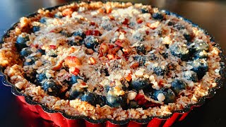 Gluten-free Blueberry Pie | Oatmeal Almon Crust screenshot 4