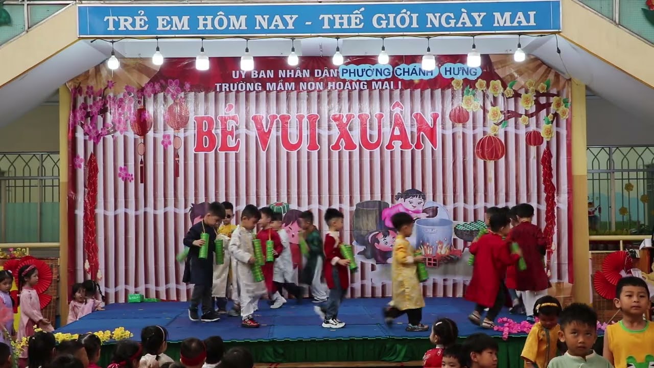 Mashup Tết Đong Đầy - Ngày Tết Quê Em- MN Hoàng Mai 1