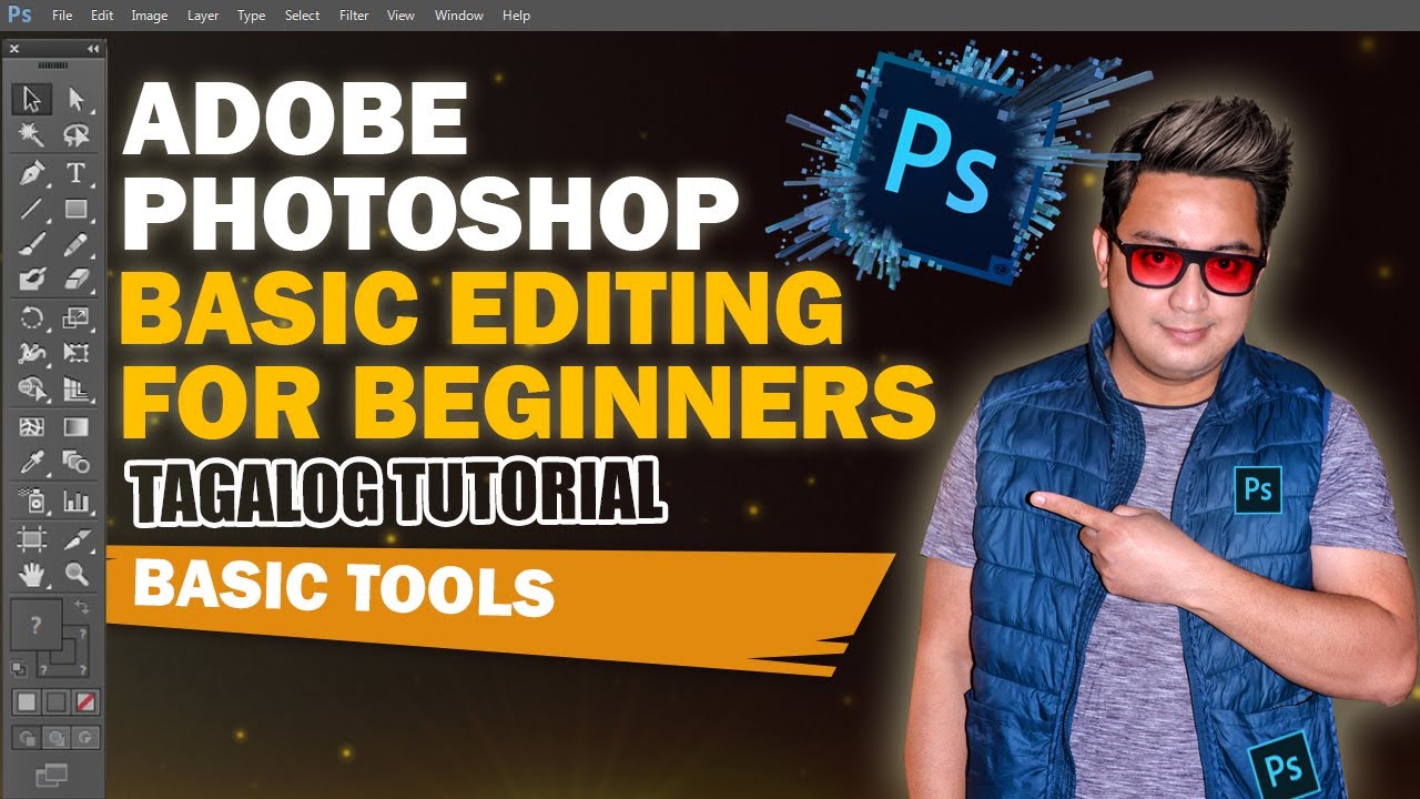 Adobe Photoshop : Basic Editing for beginners Tagalog Tutorials - YouTube