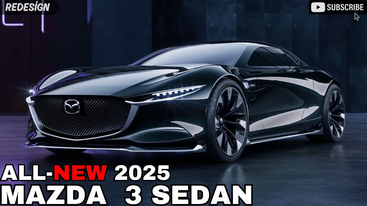 2025 Mazda 3 sedan unveiled Interior, Exterior and Drive YouTube