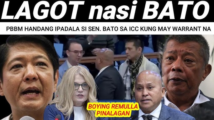 Sen Bato Dela Rosa Pinayagan na ipa aresto sa ICC, Ping Lacson Pinayuhan si Bato I Ombudsman Remulla