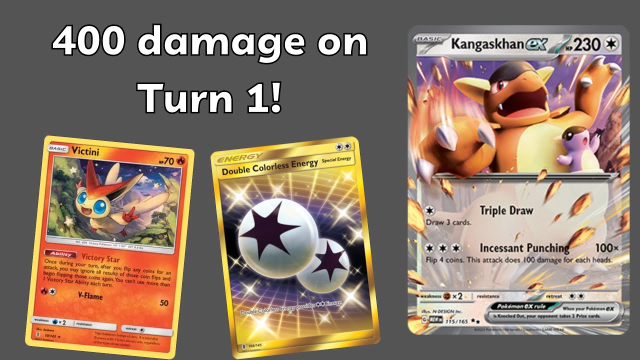 Will you be taking the Kangaskhan ex 380 Damage turn 2 gamble?! : r/PTCGL