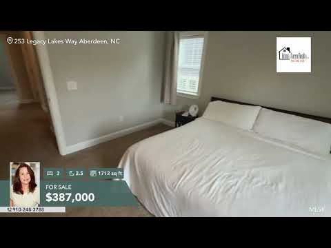 253 Legacy Lakes Way, Aberdeen, NC home video tour