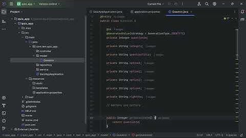 Java Project – Quiz Application | Java + Spring Boot + MySQL | Part 1