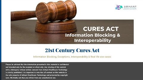 21st Century Cures Act, Information Blocking, HHS & ONC, Interoperability & Real Life Use Cases