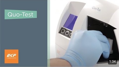 Demonstrations of Quo Lab - Automated HbA1c Analyser EKF Diagnostic !! HBA1c test in hindi