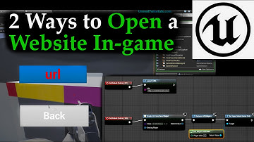 UE4 Tutorial | 2 Ways to Open a Website In-game