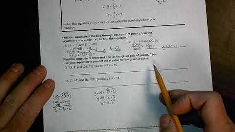 14.2 Trend Lines and Prediction